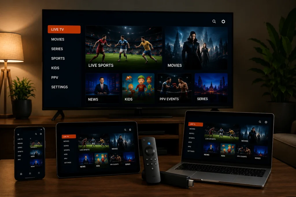 Why choose ThunderTV IPTV for Smart TV Firestick Android TV mobile tablet and laptop